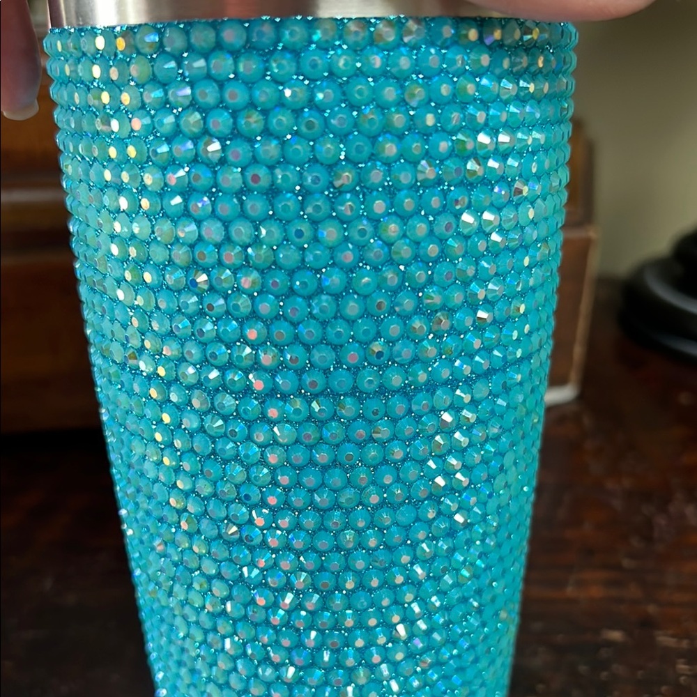 Blue Rhinestone Tumbler - Picture 4 of 10